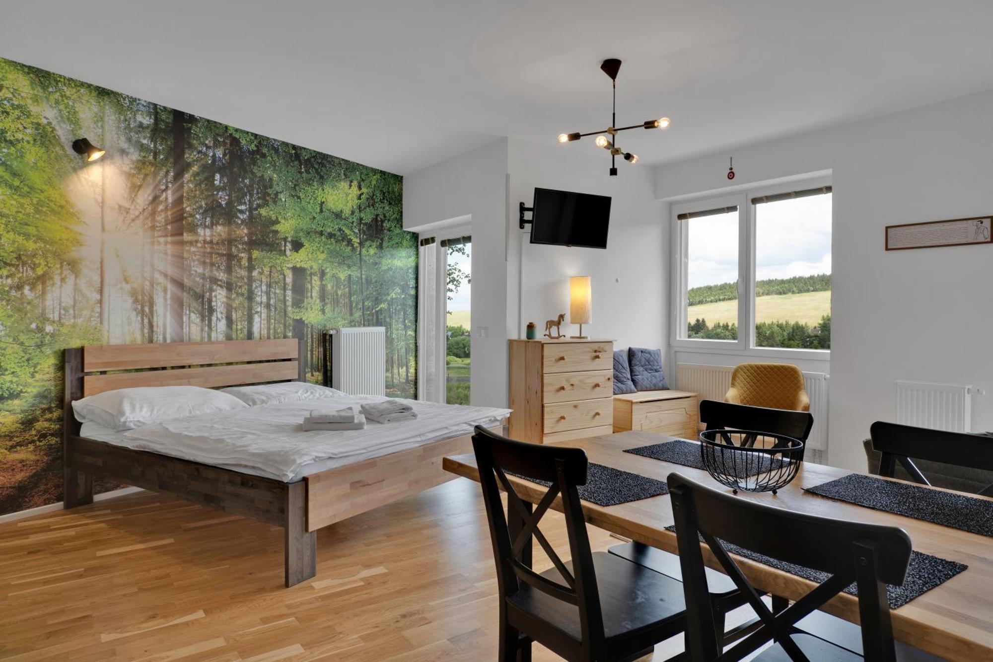 Meadows Apartments Klinovec Loučná pod Klínovcem Exteriör bild